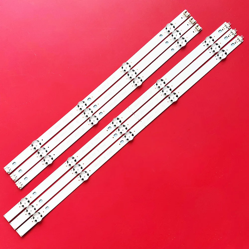1/3 مجموعات LED شريط إضاءة خلفي ل 49UJ65_A_27LED 49UJ65_B_27LED 49UJ65 49UJ701V 49UJ654T 49UJ651V 49LJ614V 49UJ634V 49UJ65 A B T #6