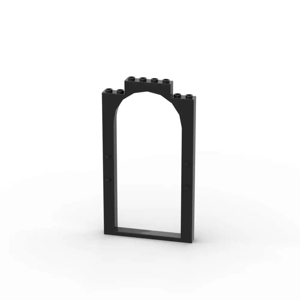 Moc 1 peça de tijolos 33227 moldura de porta 1x8x12 kit de bloco de construção arqueado casinha de castelo portão compatível brinquedos de partículas presentes para crianças