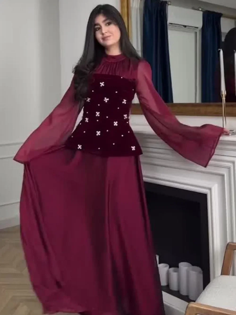 

Дубайское женское праздничное платье с бриллиантами, Абая, Ид, длинные платья, мусульманский марокканский кафтан, Vestidos Largos 2026, кафтан, халат Джалабия, Рамадан