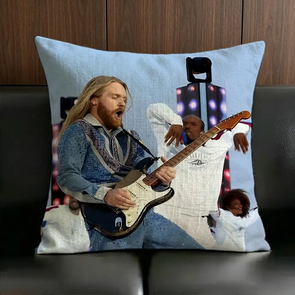 celebrity S-Sam R-Ryder Cushion Cover Anti-dustmite Pillowcase Invisible zipper silky short plush Sofa cushion cover