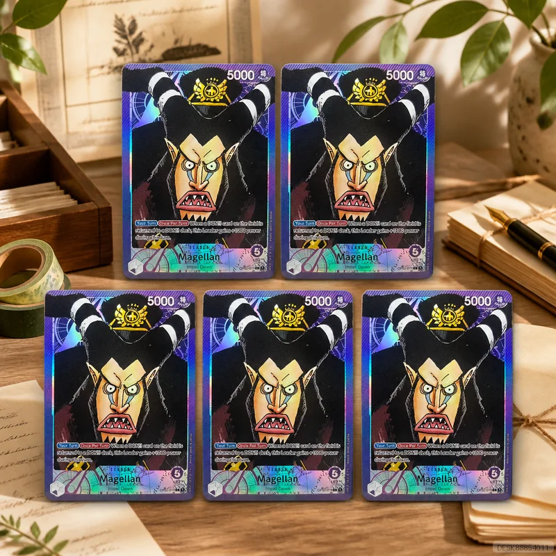 Magellan OP02-071 en DIY OPCG Collection Cards Self Made Single Card Classic Game Anime Card Gift Toy 5PCS 10PCS Set