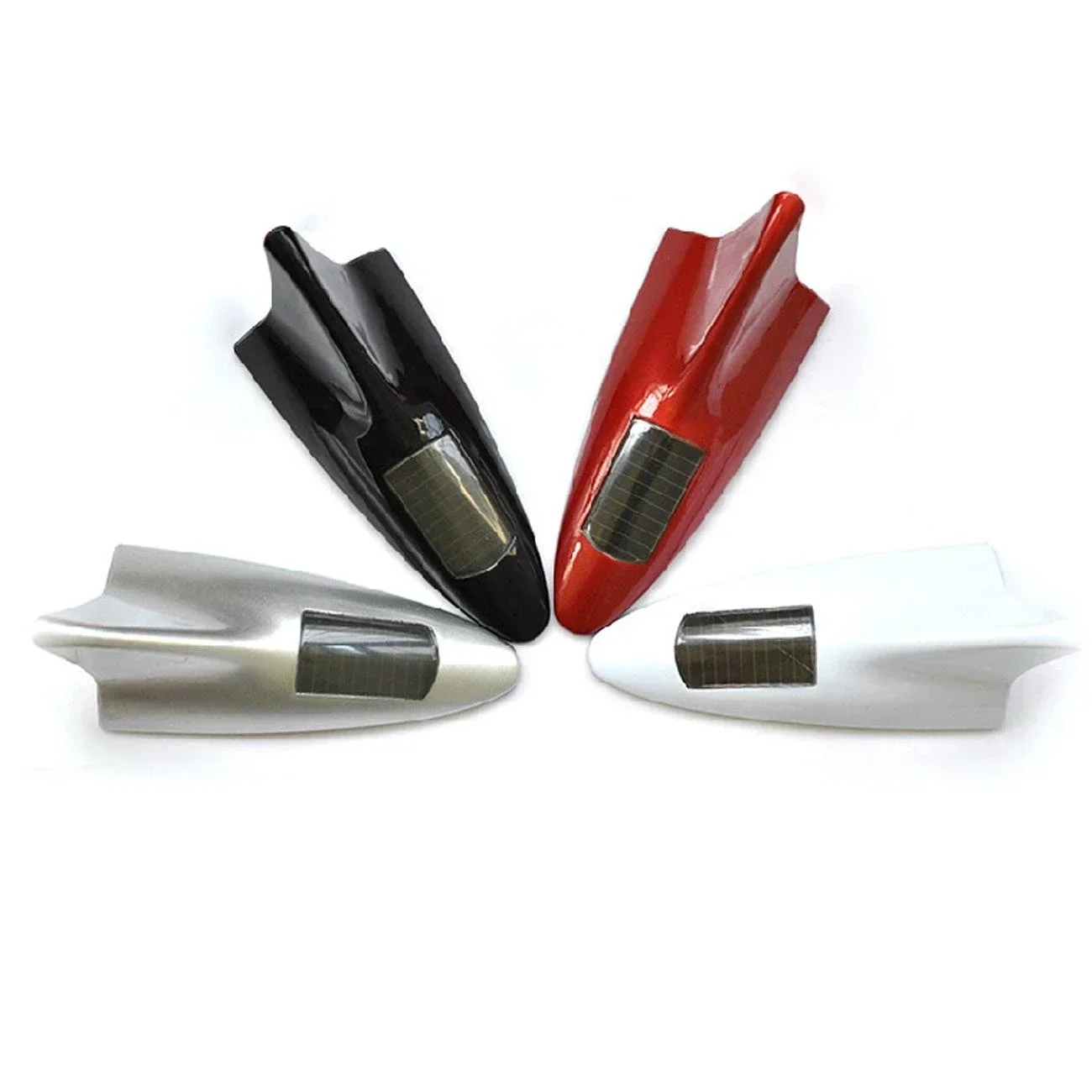 

Универсальная автомобильная светодиодная сигнальная лампа на солнечной энергии, антенна в виде плавника акулы, декоративный предупреждающий сигнал, задний фонарь