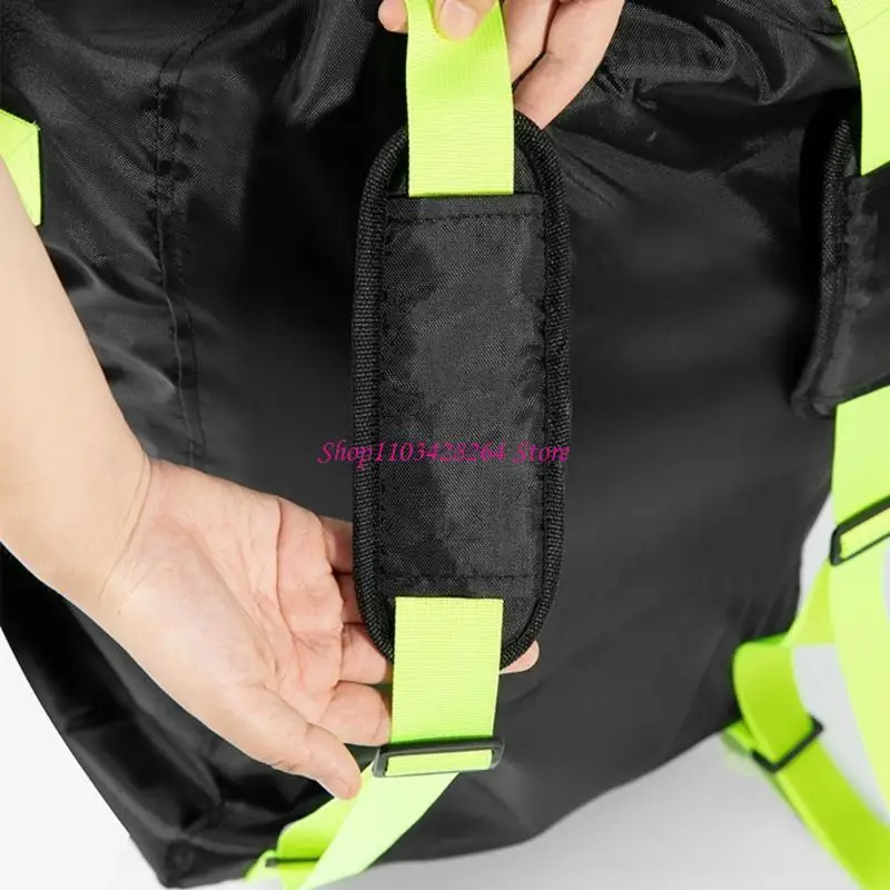 غطاء مقاعد معززة صغيرة مع أشرطة قابلة للتعديل وقماش مقاوم للماء، حقيبة تخزين مقاعد سلامة الأطفال للسفر بالطائرة #3