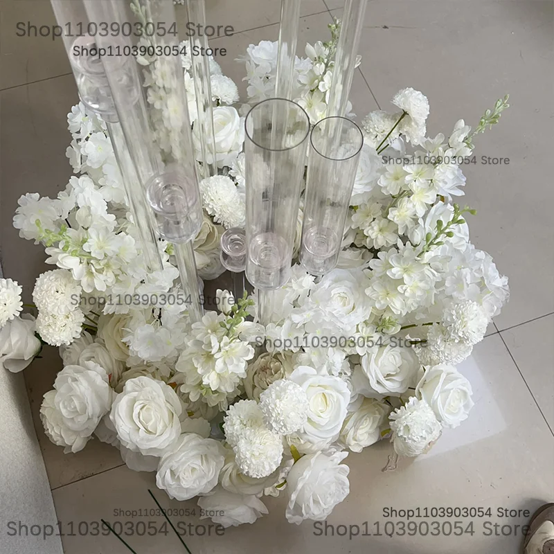 Luxury Artificial White Floral Wreath 4