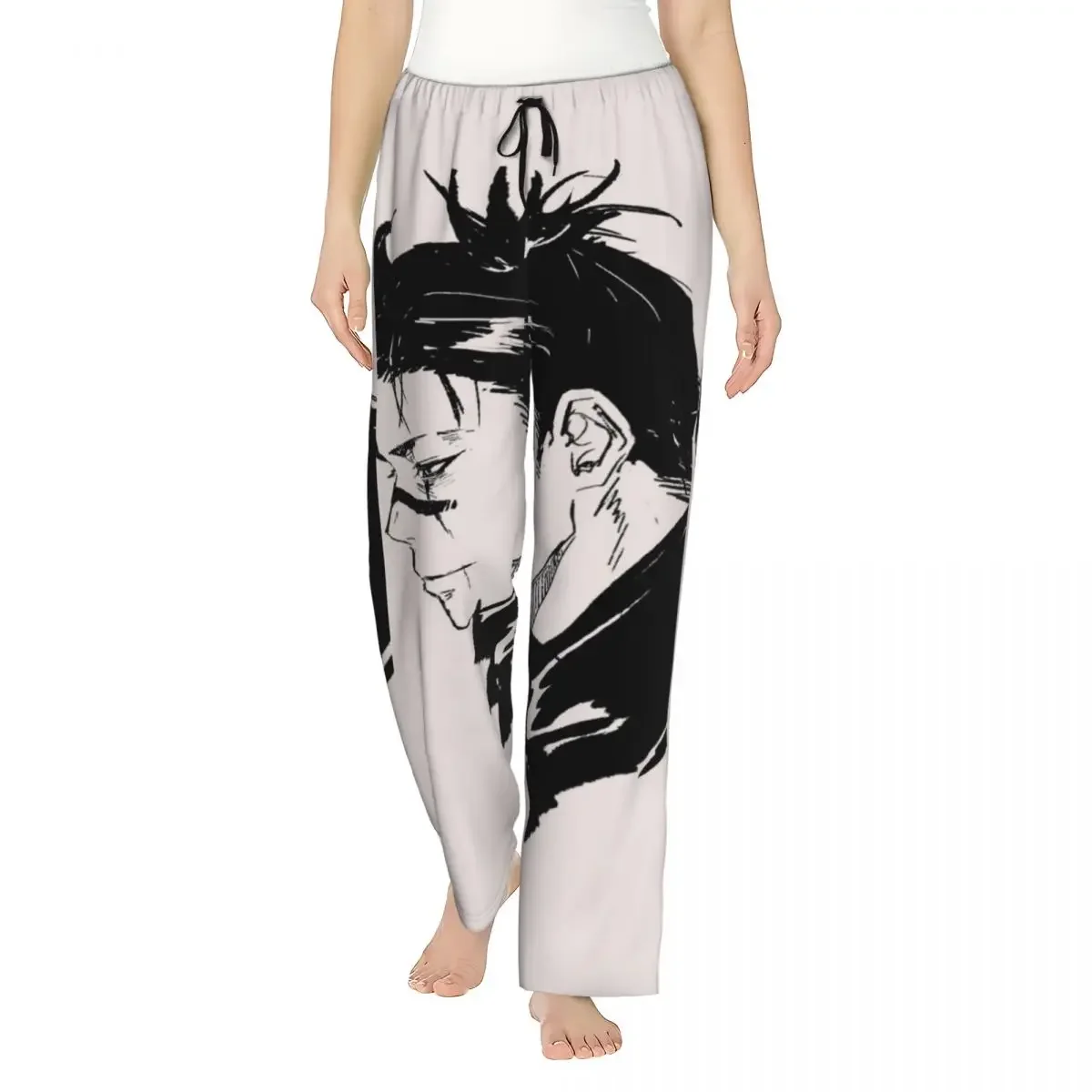 

Custom Jujutsu Kaisen Yuji Itadori Women Pajama Pants Lounge Sleep Sleepwear Bottoms with Pockets