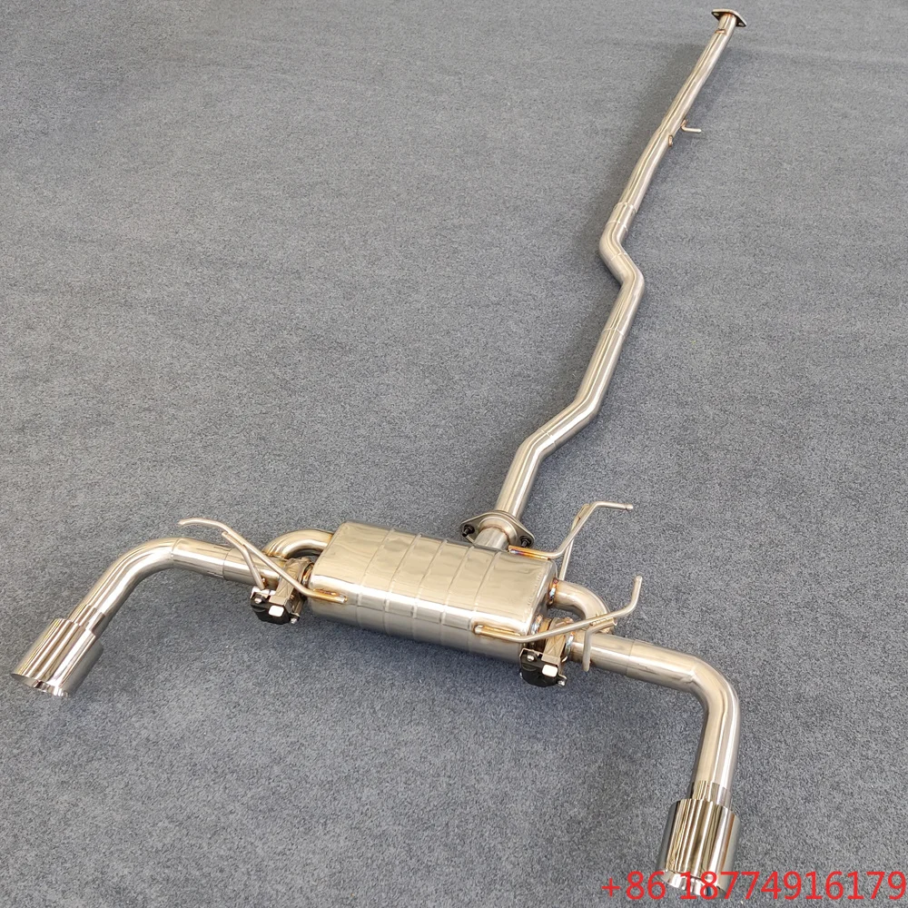 Escapamento Catback de Alta Performance OBM SS304 para Lancer/Lancer EX/Lancer Evolution 1.8L/2.0L com Sistema de Válvula