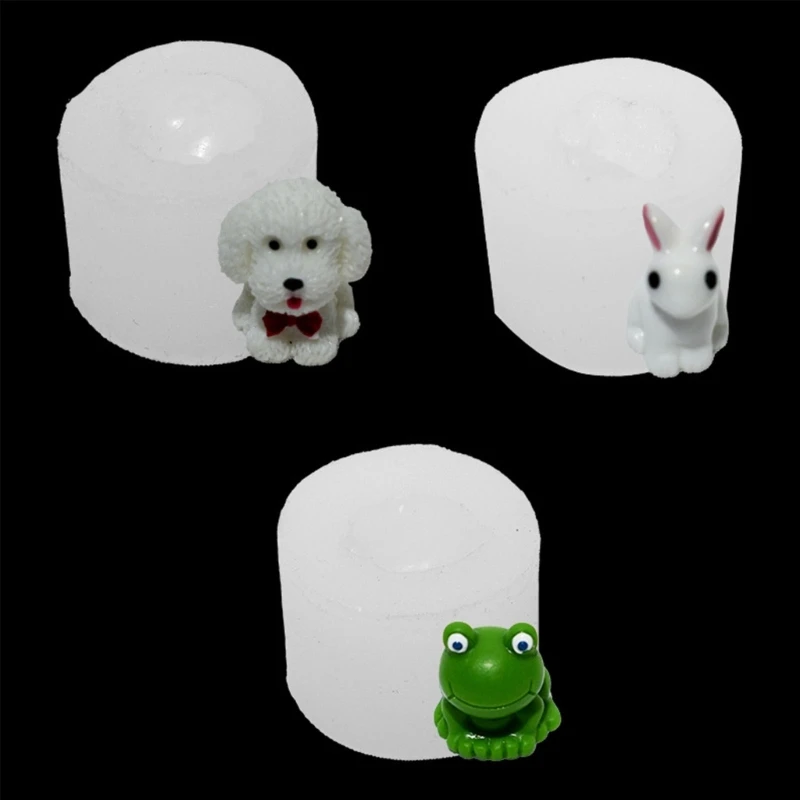 3-dimensional Candle Mold Cute Animals Shape Craft Art Silicone Mold for Making Candle Hand-made Soap Desk DropShipping