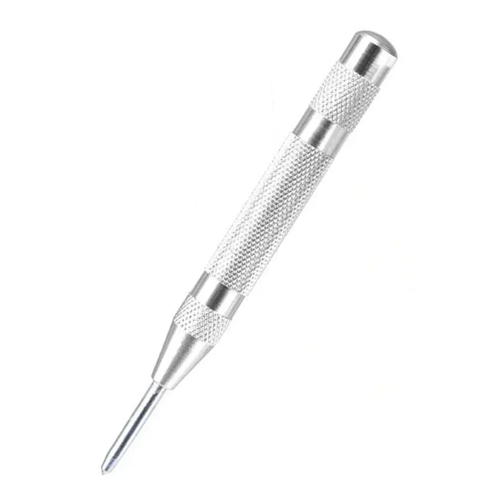 1pc Automatico Center Pin Punch Primavera Marcatura Fori Strumento HSS Center Punch Dot Punch Marcatura di Perforazione Per Metallo/Vetro/Legno