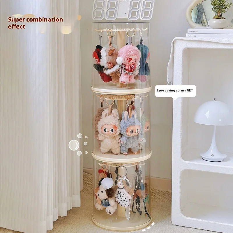 Sinfonía de invierno, vitrina de muñecos de peluche hecha a mano, colgante, caja ciega, estante de almacenamiento, caja de almacenamiento Bubble Mart SP para coleccionables