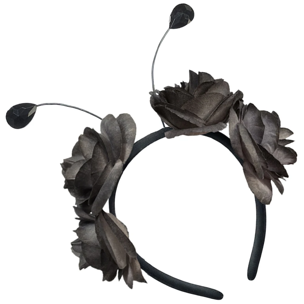 

Butterfly Flower Halloween Cosplay Costume Hair Hoops For Halloween Accessory Plastic DIY Hoops Hairb s Party Crown