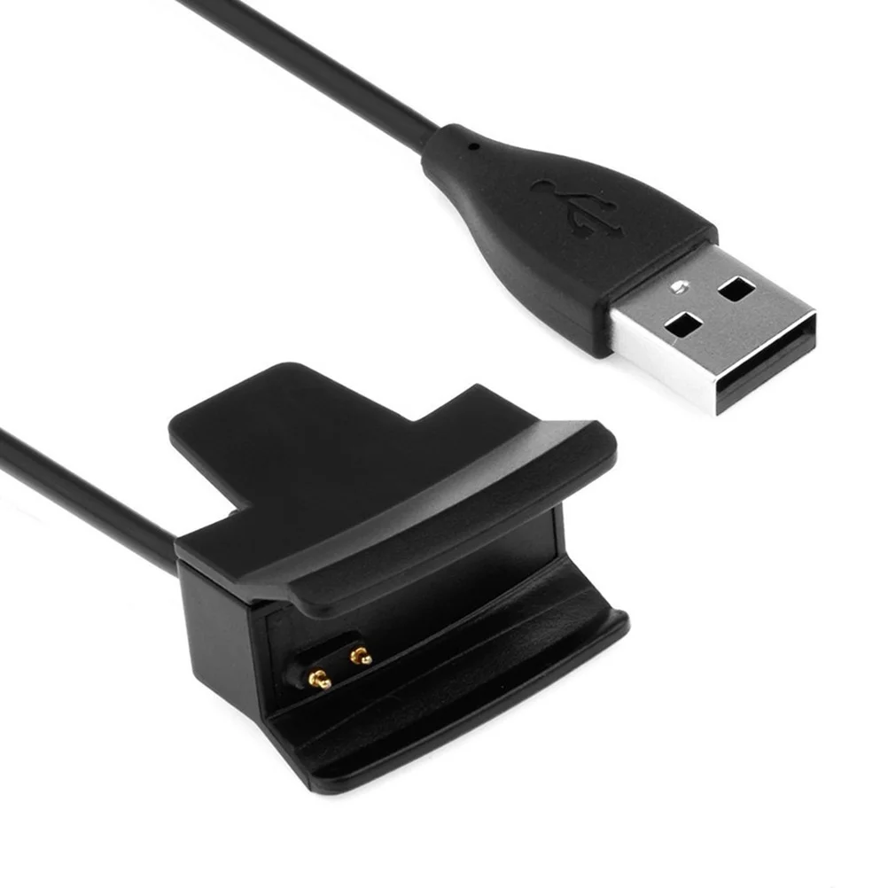 

USB-кабель с зажимом для зарядки и регулятором напряжения для домашнего офиса, дорожный кабель для зарядки Fibit