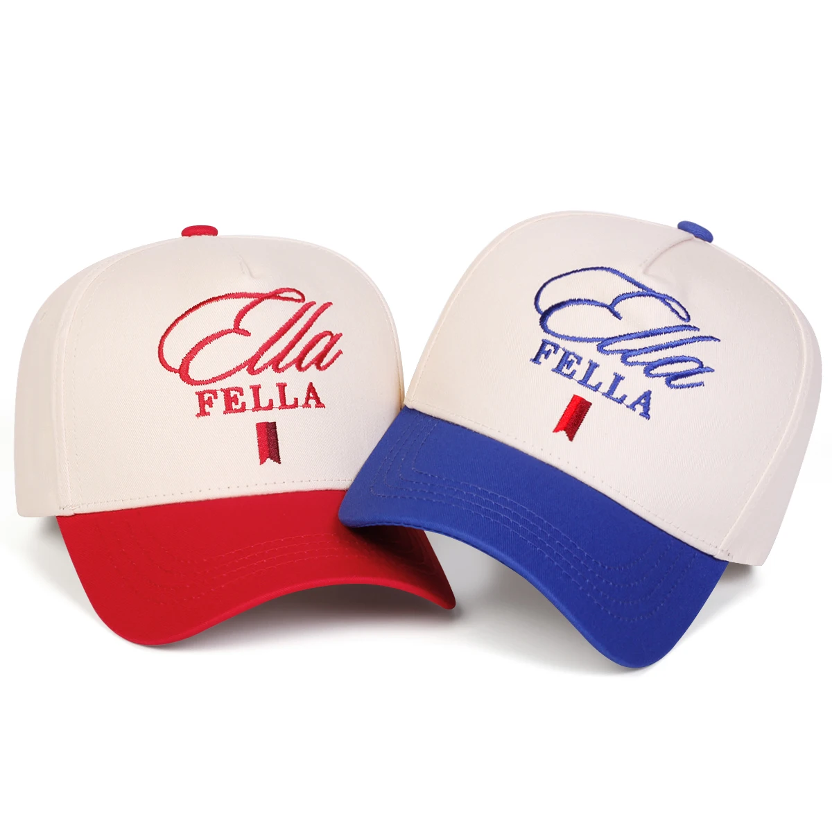 Unisex FELLA Letter Embroidery Baseball Caps Spring Autumn Outdoor Adjustable Casual Hats Sunscreen Hat Cap