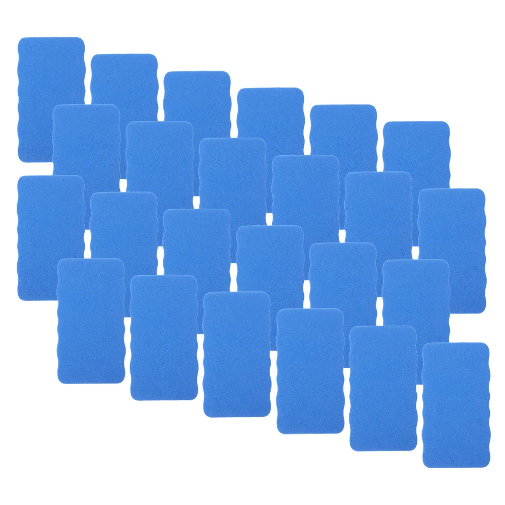 24 個ホワイトボード消しゴム Eva 再利用可能な軽量ポータブルドライイレースツールオフィスホーム教室黒板ガラスボード用