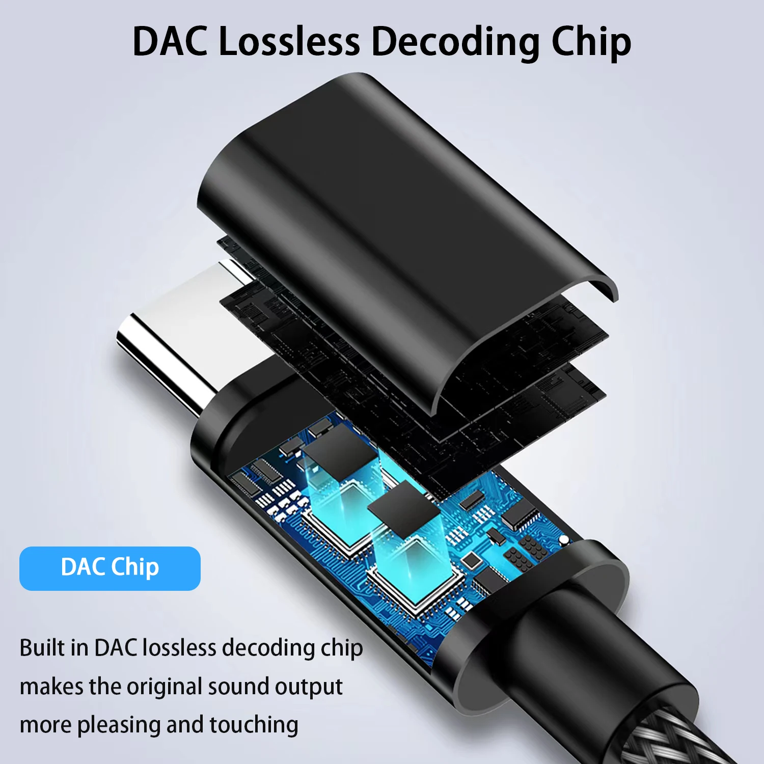 USB Type C to 3.5mm Earphone Adapter ALC5686 CX31993 HiFi DAC USB C To 3.5mm Jack Headphone Audio AUX Cable For Xiaomi Huawei