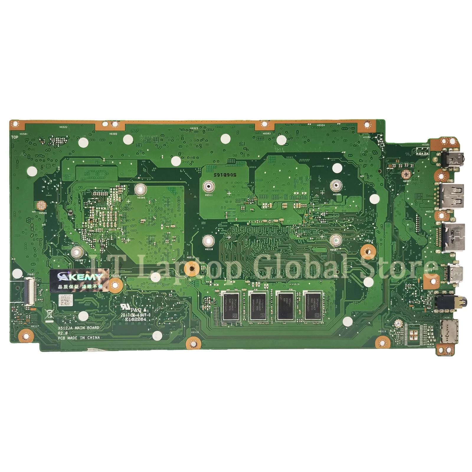 Imagem -03 - Placa Principal de Laptop X512jp Suporte Asus Vivobook X712jp V5000j X512ja X512j V5000jp pc Placa-mãe com Cpu i3 i5 i7 10 ° 4g 8g-ram