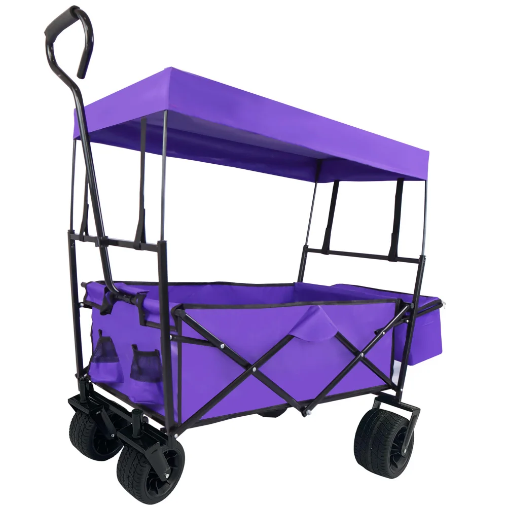 

Outdoor Garden Park Utility kids wagon portable beach trolley cart camping foldable folding wagon