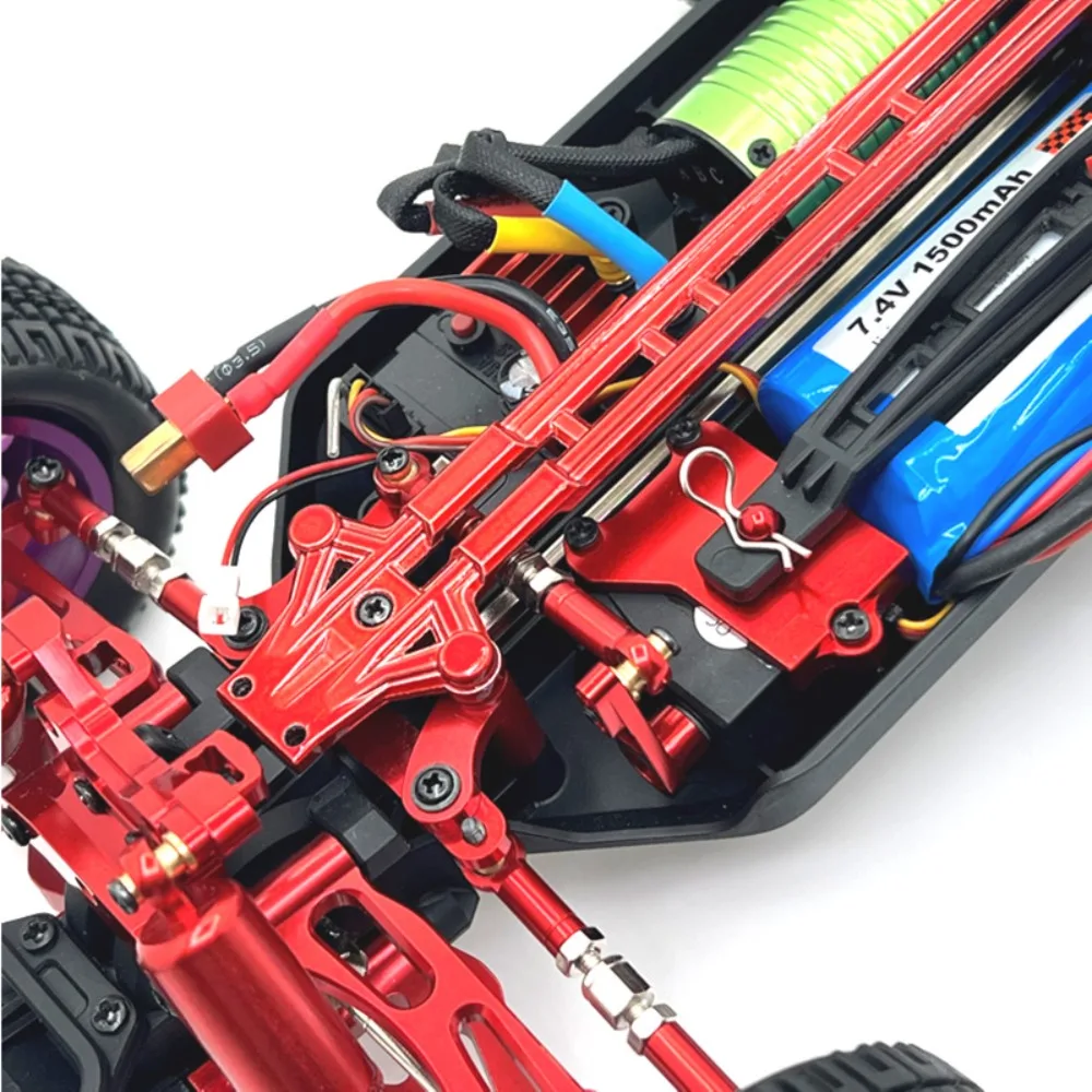 

PSY 1/16 Servo Mount Durable RC Accessories Battery Plate Holder Aluminum Alloy for 16101 16102 16103 16104 16106 16201