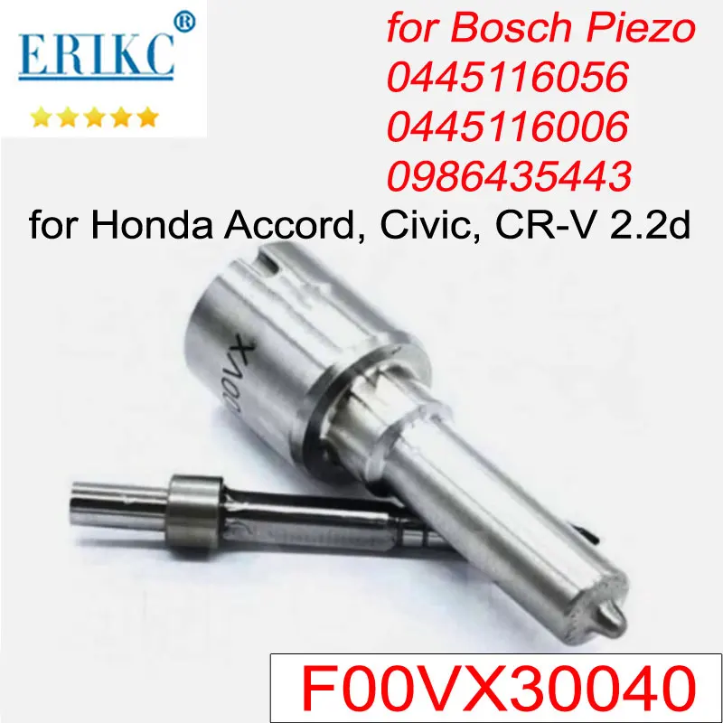 

Наконечник сопла дизельного инжектора FOOVX30040 F00VX30040 для Bosch Piezo Honda Accord, Civic, Φ 2.2d 0445116056 0445116006 0986435443