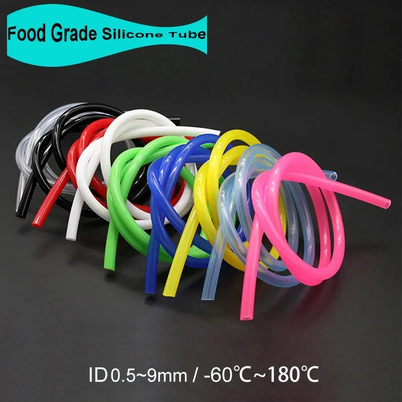 

5 Meter Silicone Tube Flexible Rubber Hose Food Grade Soft Drink Pipe Water Connector Temperature Resistance Nontoxic