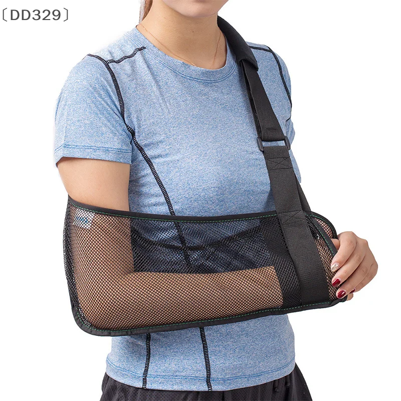 〔DD329〕Adjustable Breathable Arm Sling Support Shoulder Strap Brace Immobilizer Wrist Elbow Forearm Support Brace Straps