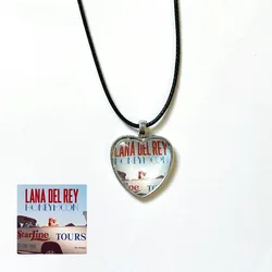 honeymoon lana del rey album cover necklace handmade