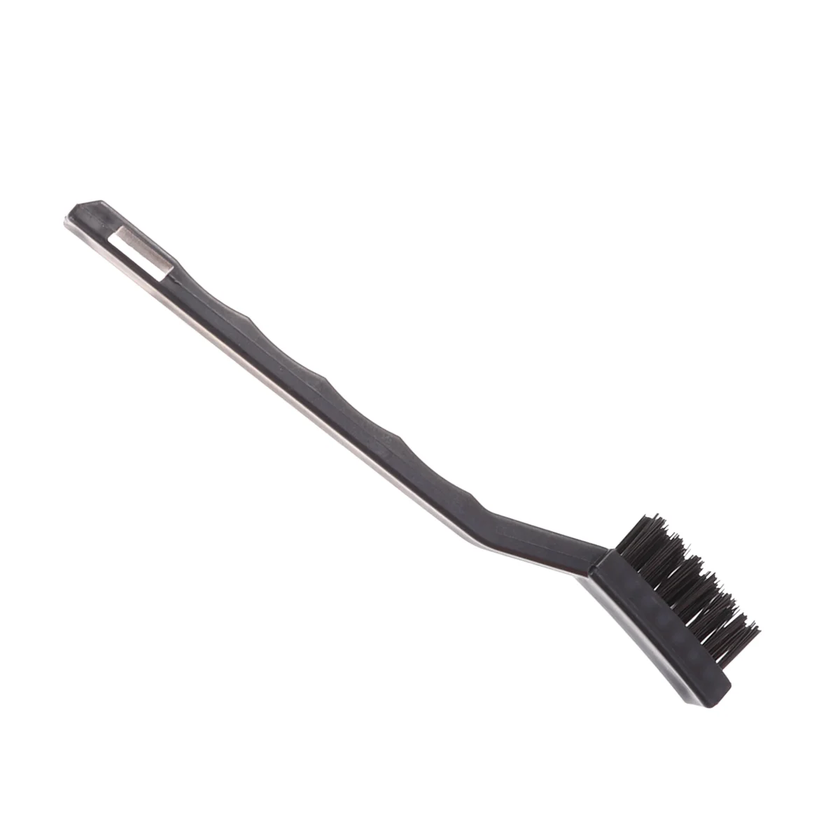 5pcs 7-inch 3 Row Plastic Handle PCB Circuit Board Anti Static Brush (Black) cleaning brush anti static record brush