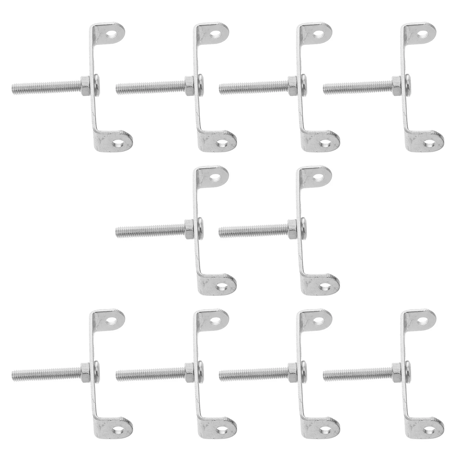 

10Pcs Bicycle Rear Rack Connector U-Shaped Sturdy Adapter for Mountain Bike Cargo Rack Rear Mounting Hardware Cycling Supplies