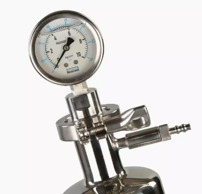 Carcasa de filtro de líquido de acero inoxidable 304 de grado de bebidas para filtración de líquidos en la industria del vino