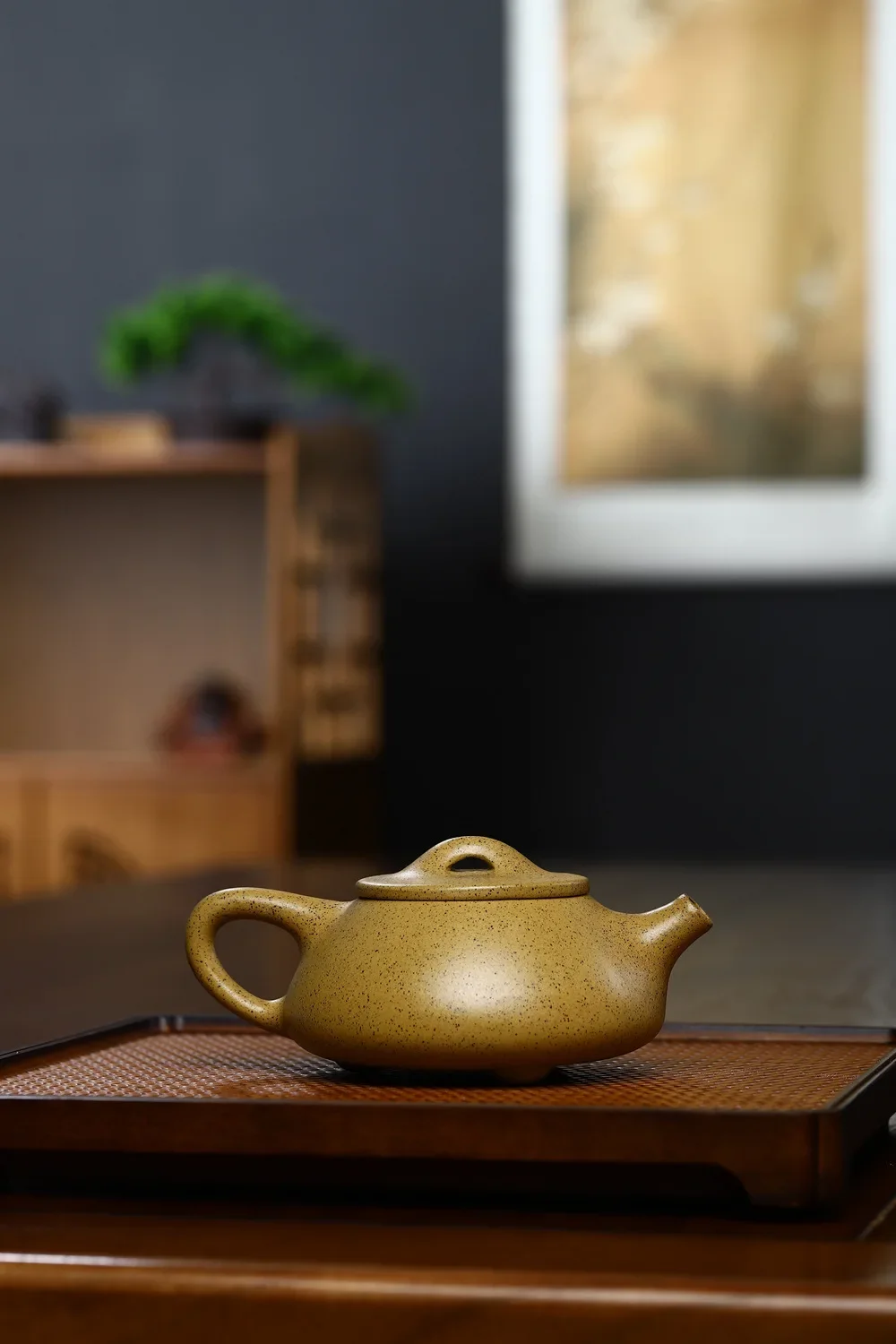 Yixing Handmade Jingzhou Shipiao Zisha Teapot, Private‑Collected Sesame Duan Clay, Household Kung Fu Brewing Teapot