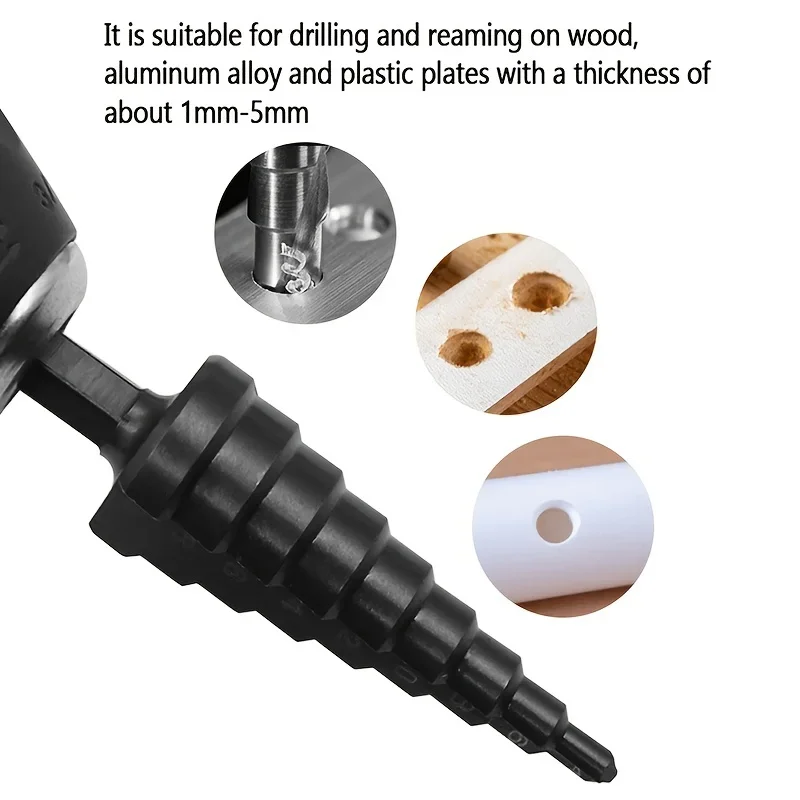 ชุดดอกสว่านโคบอลต์ HSSHSS 3 ชิ้น/ชุด ขนาด 3-12/4-12/4-20 มม. ดอกเจาะรูโลหะ รีมเมอร์ แบบตรง หัวหกเหลี่ยม สำหรับเจาะรู