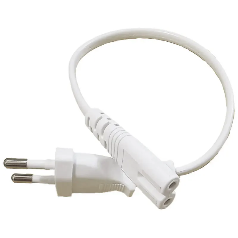 الاتحاد الأوروبي وصلة كابل الطاقة IEC C7 2pin التيار المتناوب تمديد كابل لديل شاحن الكمبيوتر المحمول كانون إبسون طابعة راديو المتكلم PS4 XBOX LG سوني