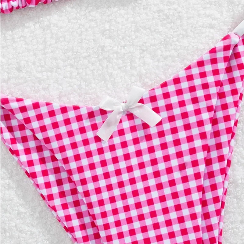 Nuevos Bikinis sexis, trajes de baño para mujer, traje de baño Push Up para mujer, ropa de baño para playa, trajes de baño, conjunto de Bikini brasileño, bañista para piscina 2025