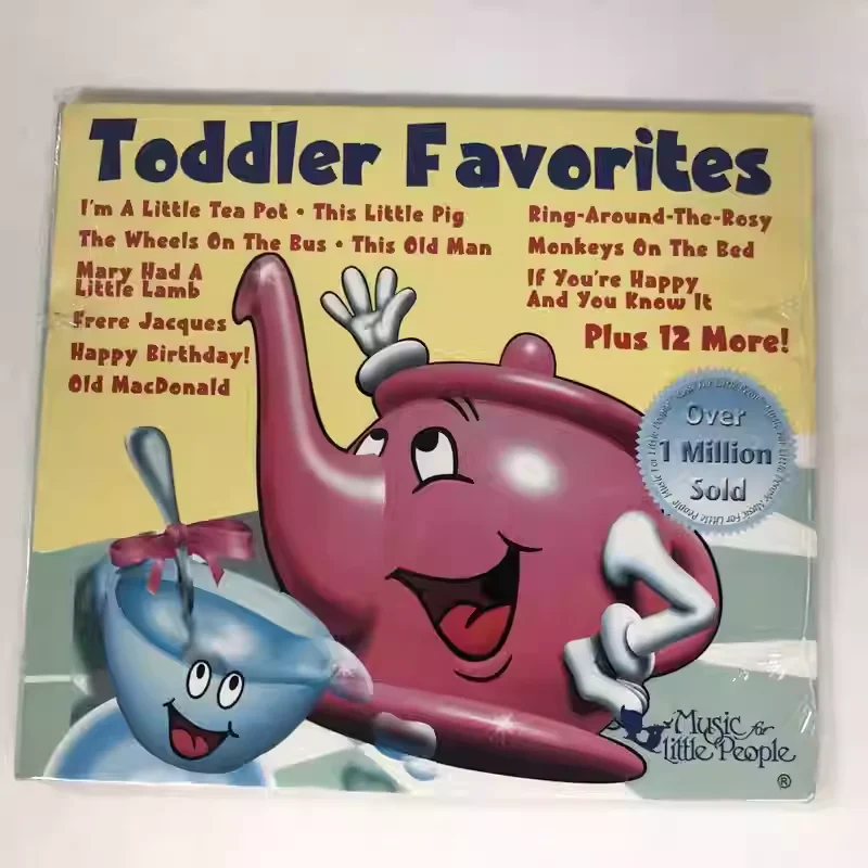 

CD Children's Music Album Music For Little People Choir Music CD Toddler Favorites Music Record Cosplay Soundtracks Box Gift