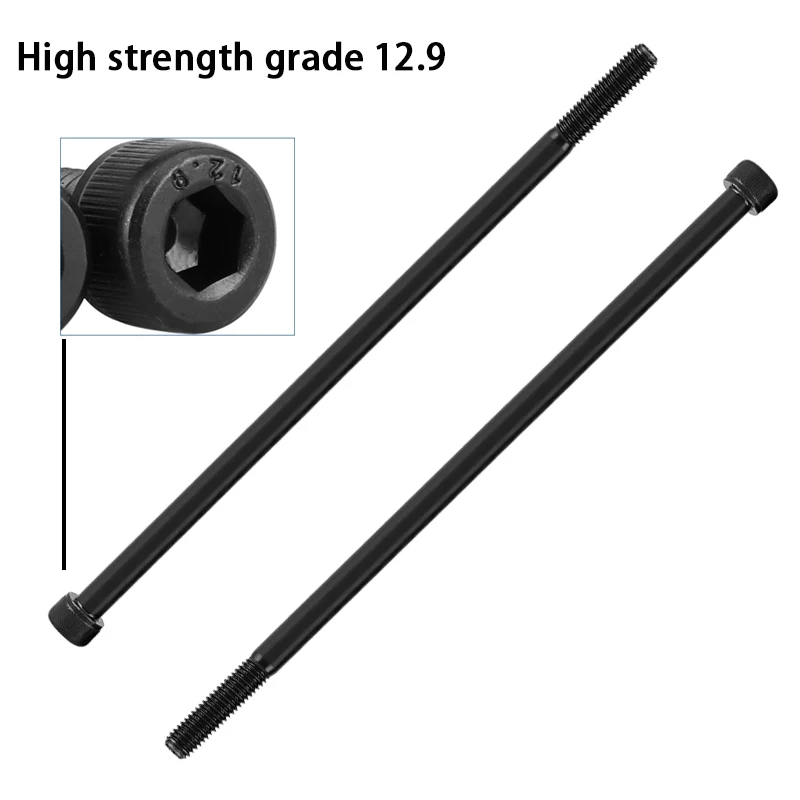 M5 M6 M8 M10 Add hardness Extended Bolt 12.9 Grade Long Screw Hexagonal Long Bolt High-strength Enlarged Cup Head Screw