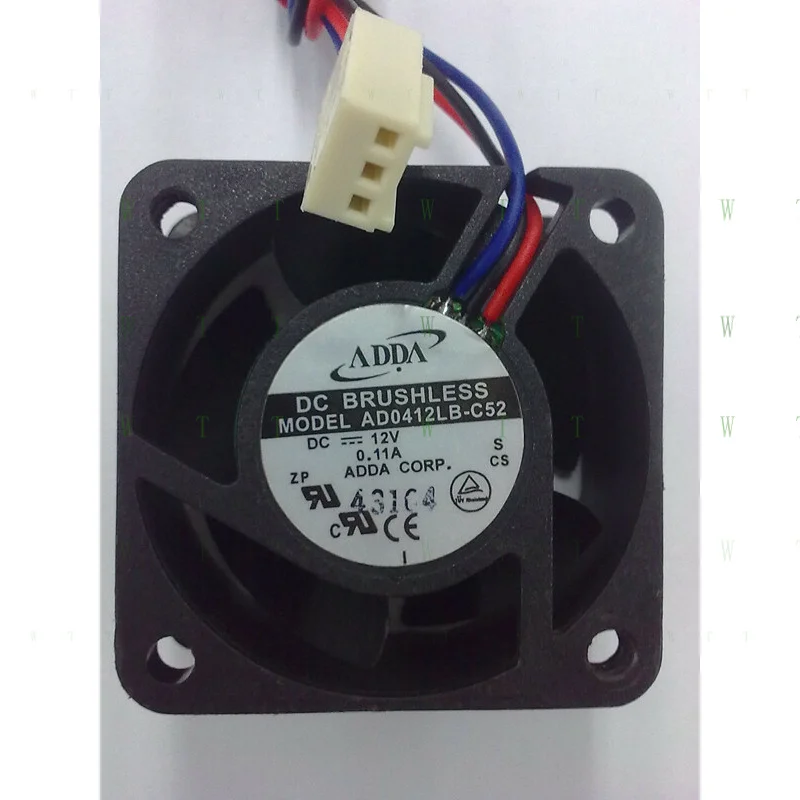 

H 1 PCS for ADDA Fan AD0412LB-C52 40*40*20mm DC 12V 0.11A 3 Pin