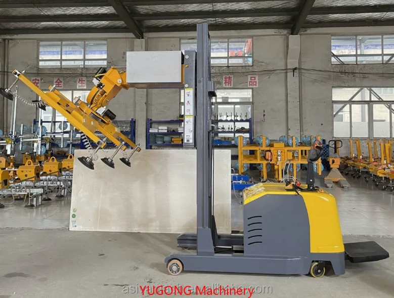 Electric Rotating And Tilting Suction Cups Marble Stone Lifting Machine Glass Vacuum Lifter Robot