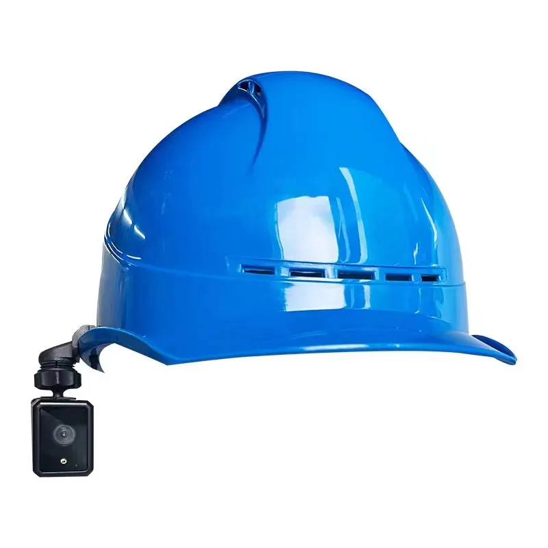 

Safety Mini 4K Cam,era EIS Wireless Transmission Security for Hard hat Construction site