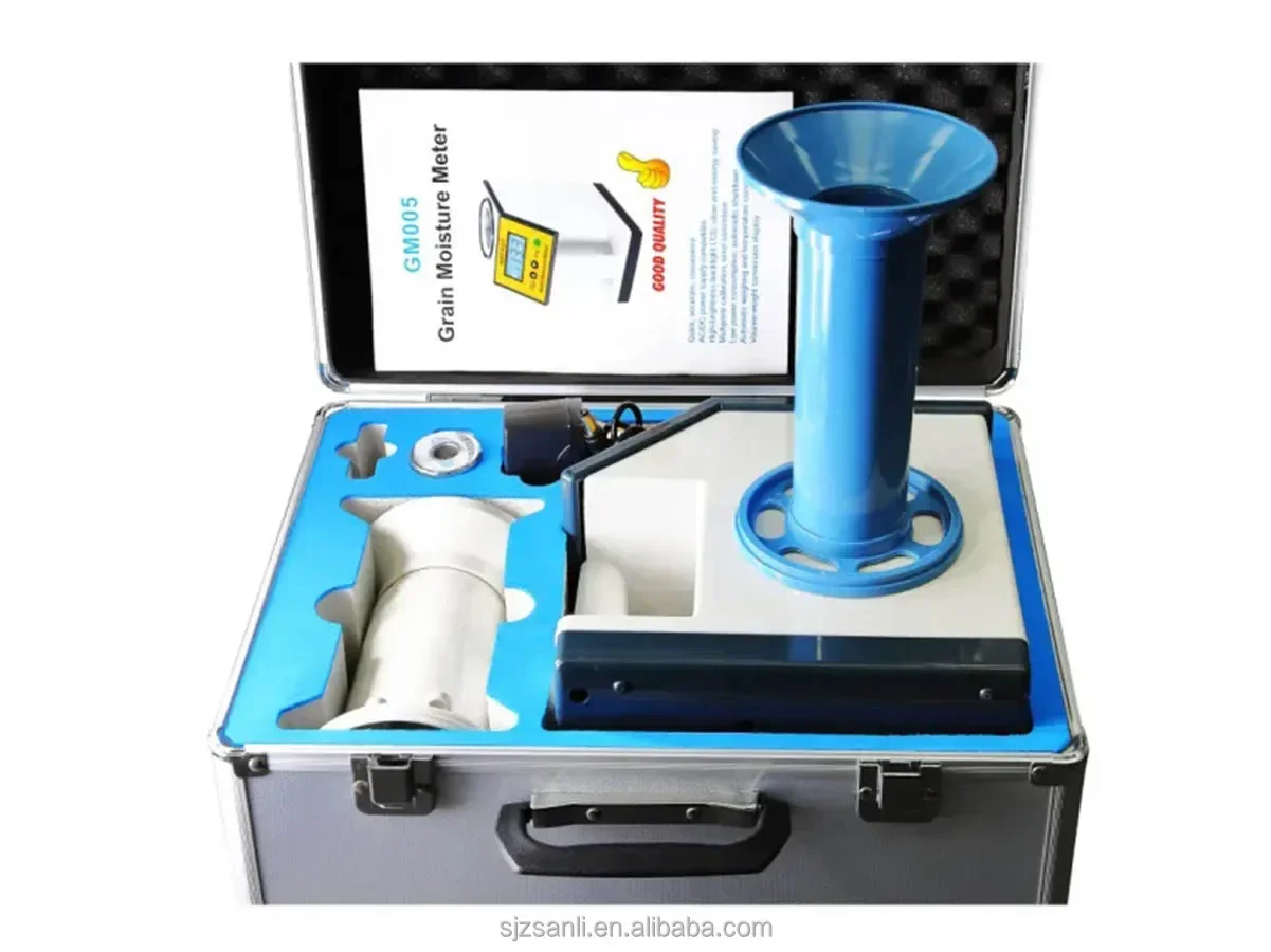 

CrossMultifunctional Digital Portable Maize Corn Grain Seed Moisture Meter Tester Measurement Error ≤0.5% (main Moisture Range