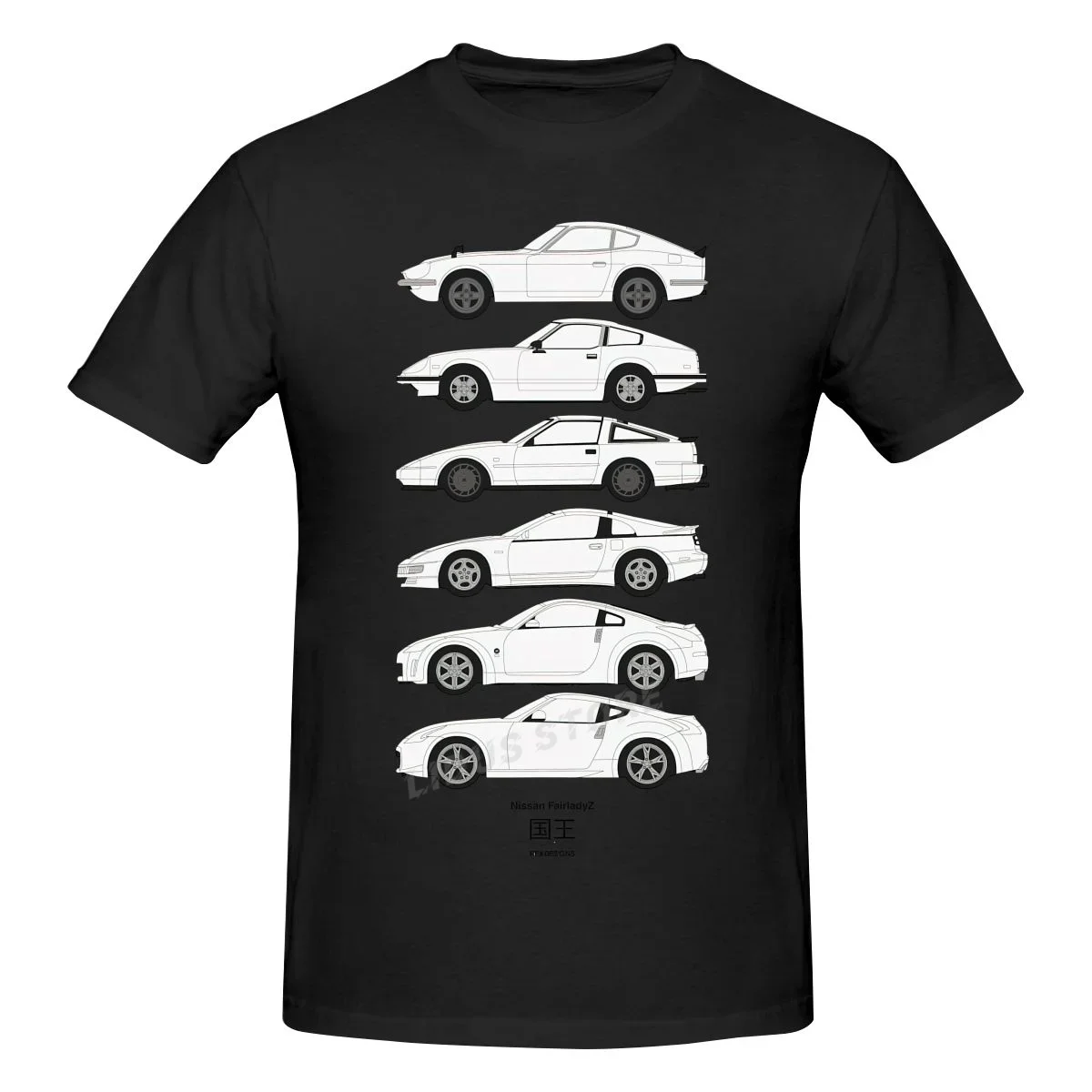 Fairlady Z History Jdm T Shirts For Men 100% Cotton Humorous T-Shirts Drift Vehicle Auto Car Tees Short Sleeve Clothing