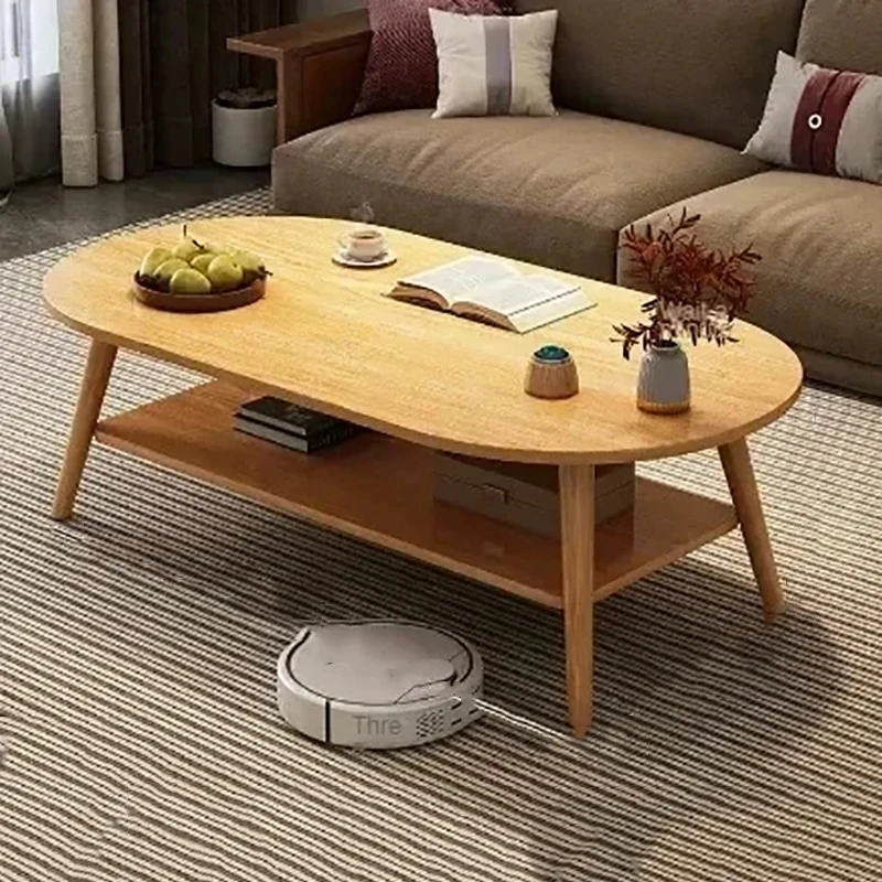 

Japanese Industria Coffee Table Hardcover Kitchen White Large Side Tables Aesthetic Minimalist Mesa Auxiliar Home Furnitures