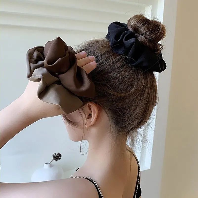 Gomas elásticas para el pelo para niña y mujer, 1 piezas, con pompón coletero, accesorios para el cabello