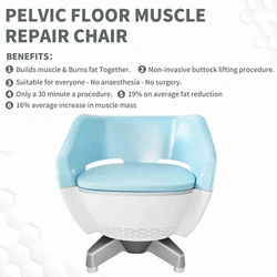 Ems Non-intrusive Private Repair Women Pelvic Floor muscle Repair Urinary Incontinence Chair Strengthening Pelvic Muscle Chair