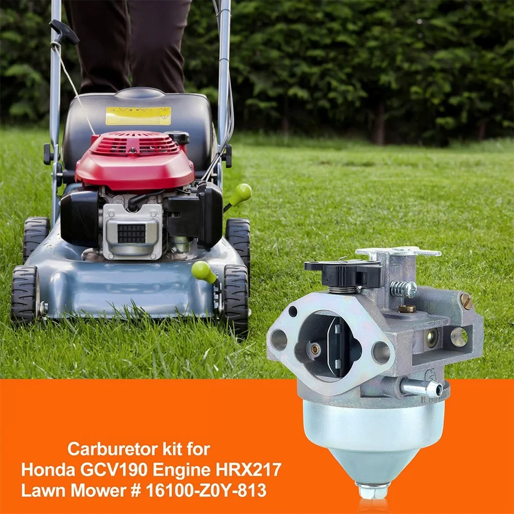 For Honda GCV190 Mower Carburetor GCV190 Carburetor Lawn Mower Repair Silver Easy Install Carburetor Kit Carburetor