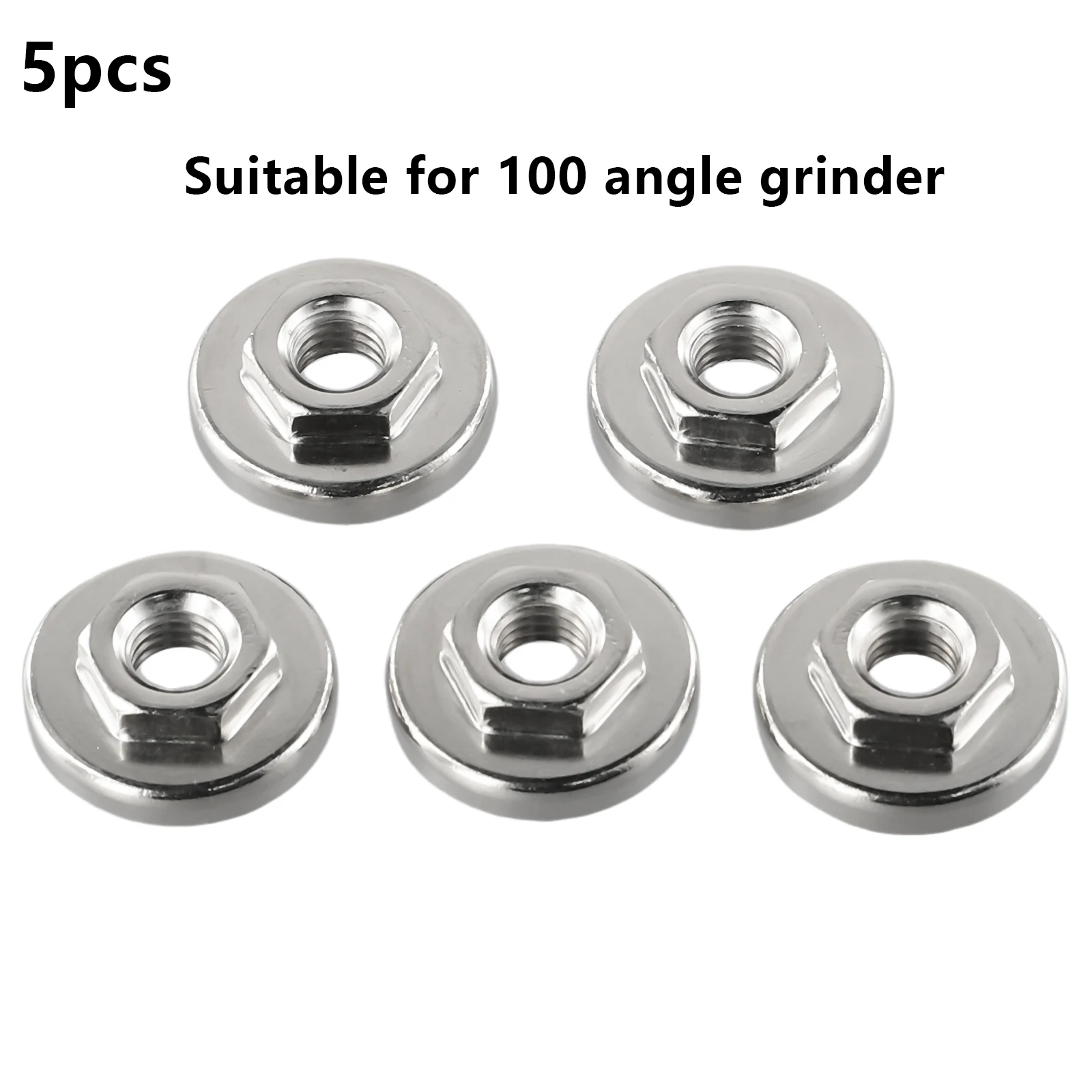 Fit For 100 Type Angle Grinder Angle Grinder Nuts 100 Type Tools Workshop Equipment Non-slip Power Tools 30mm 5pcs High Quality