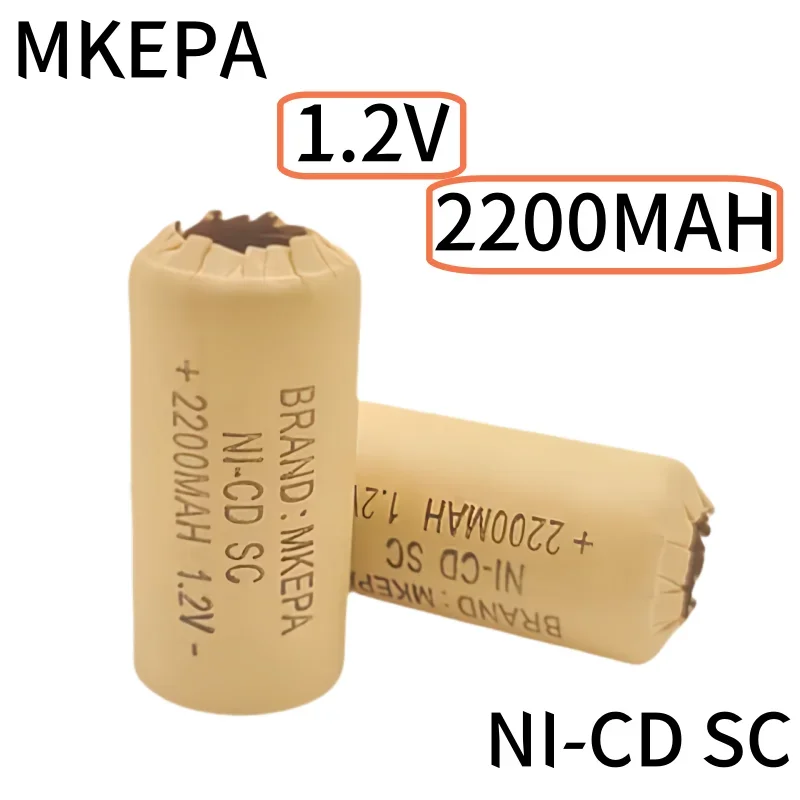 

2200mAh 1.2V NI-CD SC Battery Suitable for Replacing Nickel Cadmium Batteries Such as Electric Screwdrivers and Power Tools