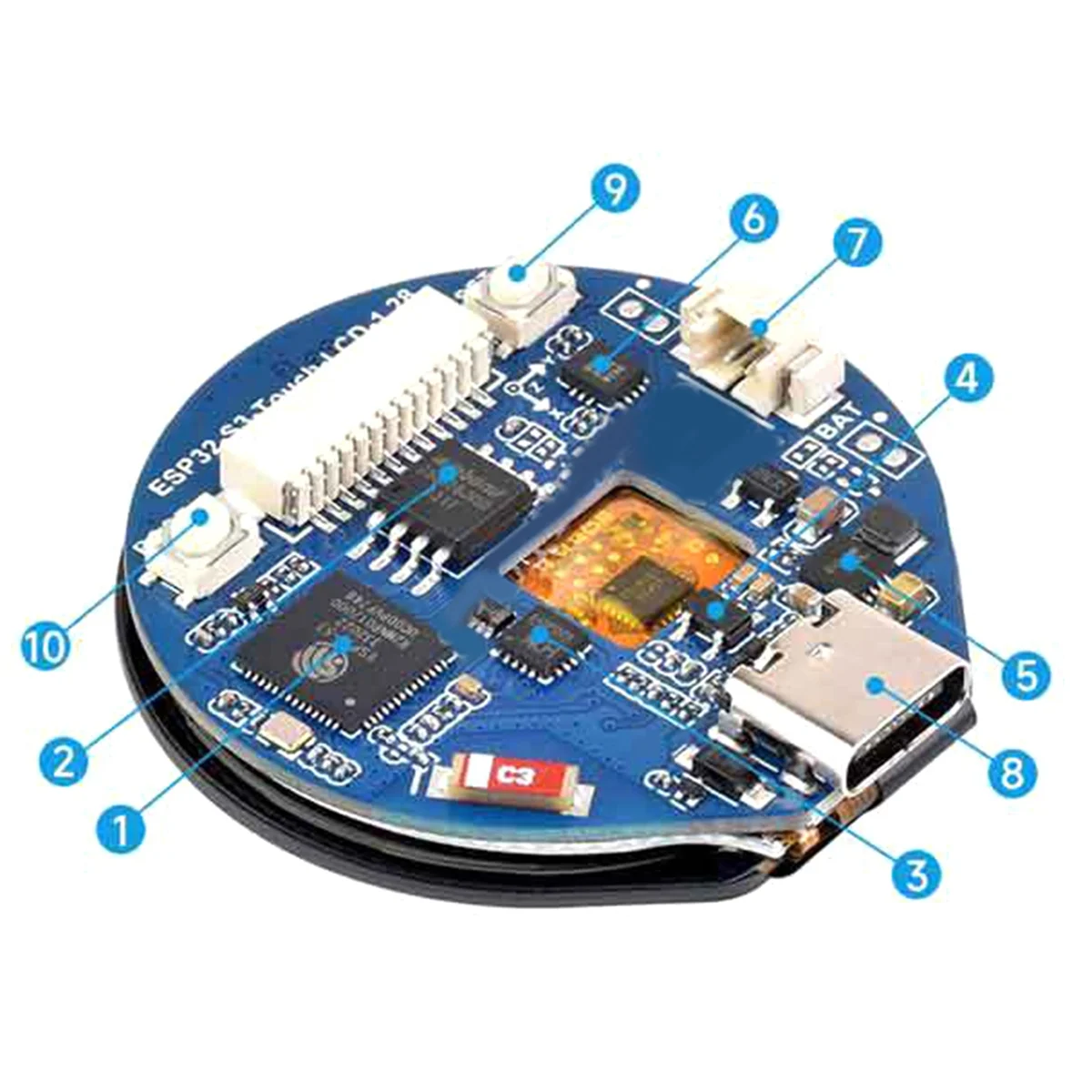 Carte de développement GFR5-ESP32-S3, processeur double cœur LX7 32 bits