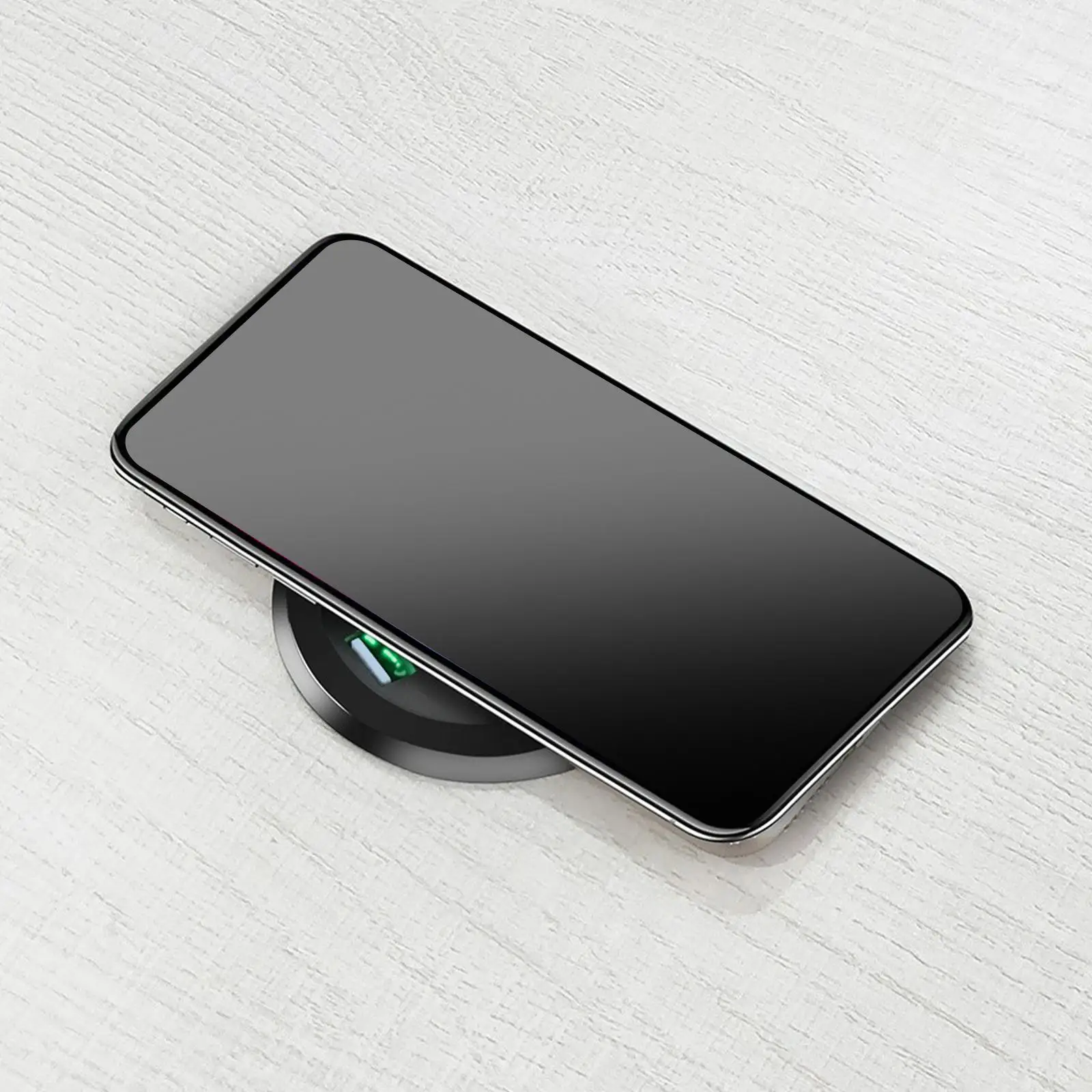 T02 Embedded Wireless r Charging Base Desktop for Mobile Phones