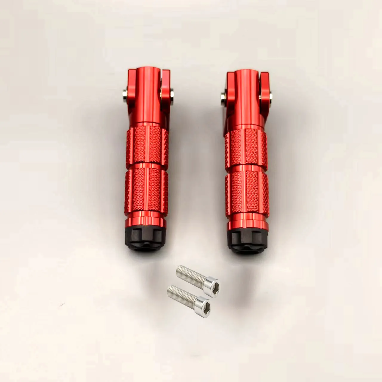 8mm Universal Pedals Folded Footrest Footpeg Compatible For Motorcycles Bicycles Electric Vehicles Mopeds Karts Scooters