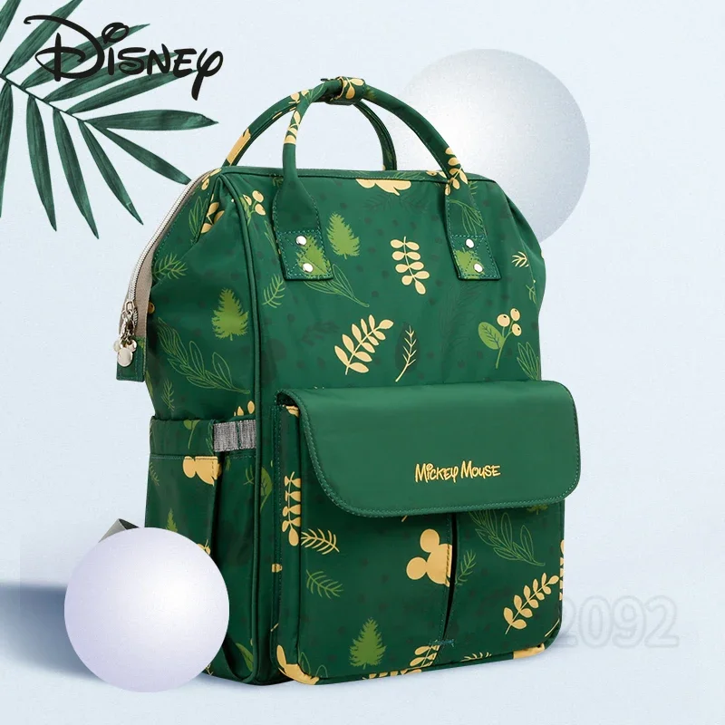 Disney Mickey Multifuncional Saco De Fraldas Saco De Urina De Bebê Mochila De Moda Dos Desenhos Animados, Marca De Luxo, Original, Novo