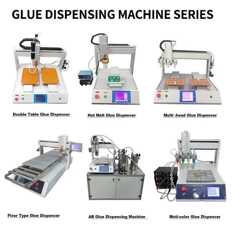 Gue spreading machine adhesive  glue dispensing machine/epoxy resin dispensing machine with spray/ glue making machine